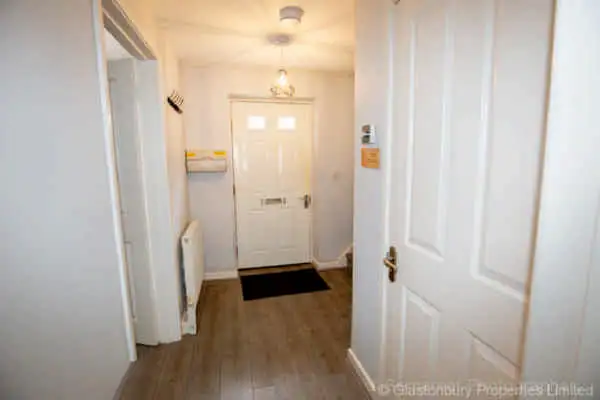 Downstairs Hallway Connecting Main Living Areas